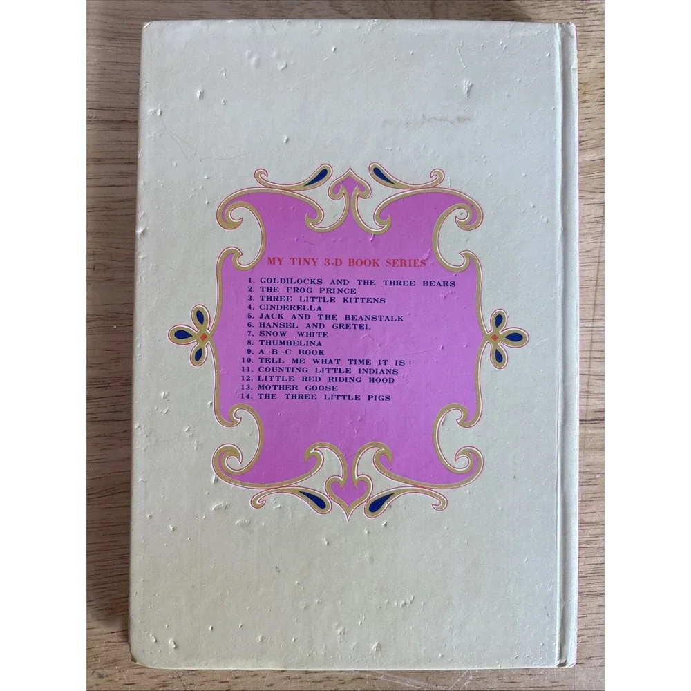 Vintage My Tiny 3-D‎ Book -  Snow White - Playmore Inc Publishers
